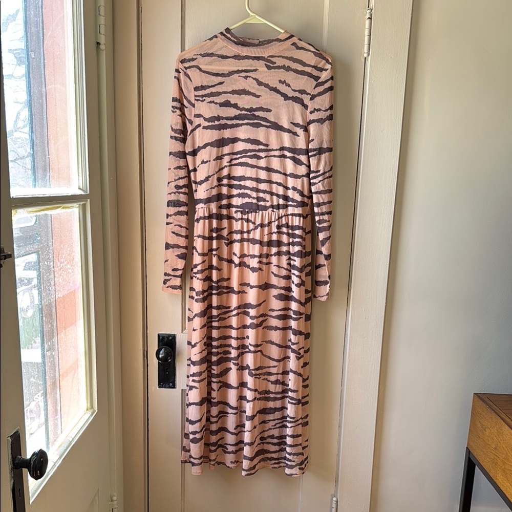 Stylish Pink and Brownish Women's Dress